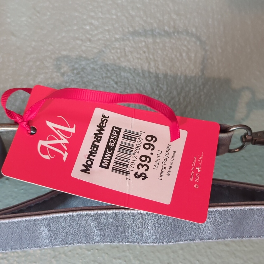 Montana West NWT Bag Gray/Gunmetal Hardware - Picture 7 of 7